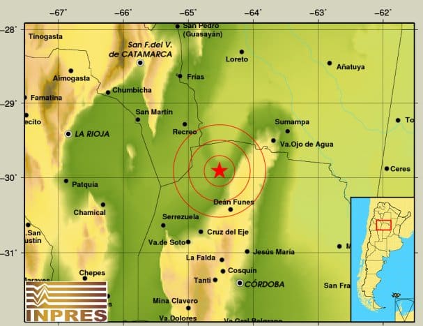 Fuerte Temblor Con Epicentro En C Rdoba