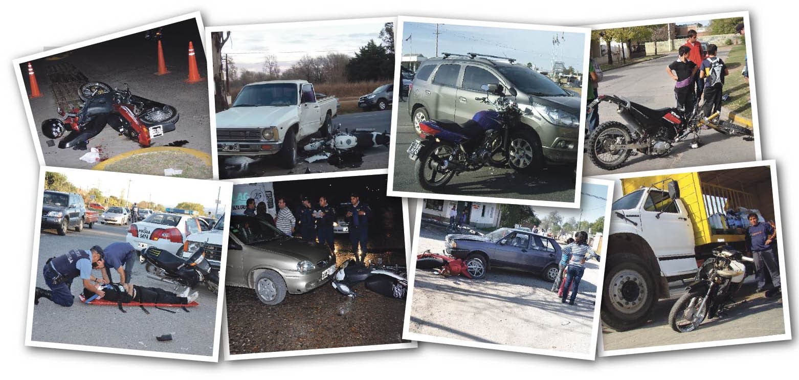 colage accidentes 1 - Diario Resumen de la región
