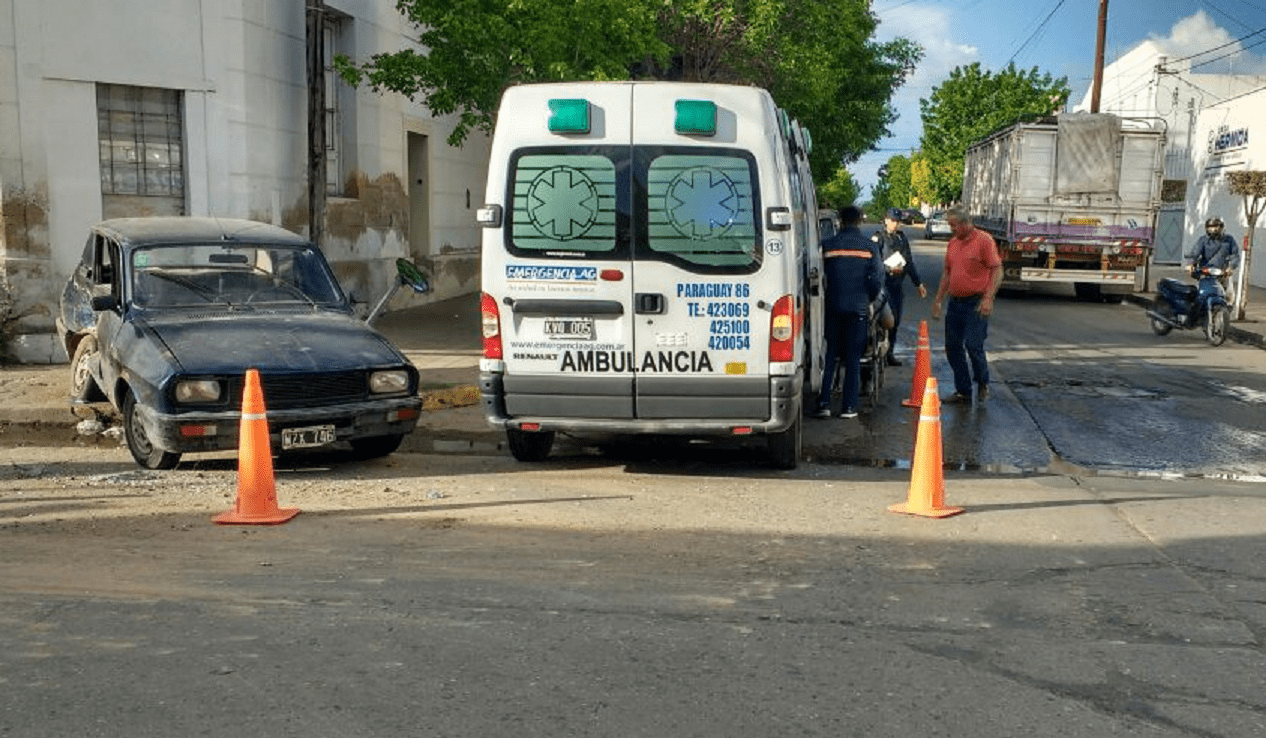 Accidente calle Liniers uno - Diario Resumen de la región
